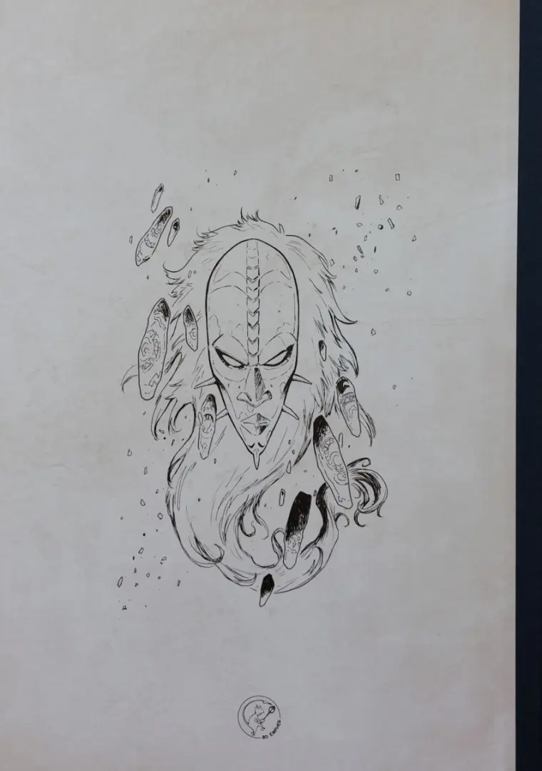 Verso de l'album Terres d'Ogon 2 Blancs visages