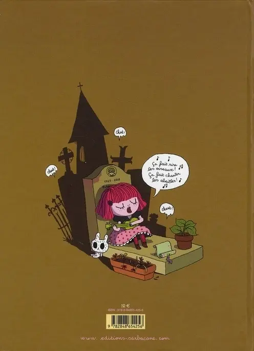 Verso de l'album Cruelle Joëlle Tome 1 La vie n'est pas si simple, madame la mort !