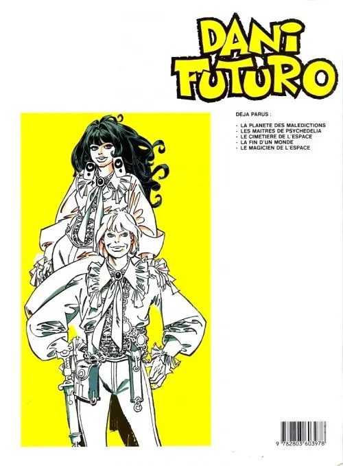 Verso de l'album Dani Futuro Tome 7 Le magicien de l'espace