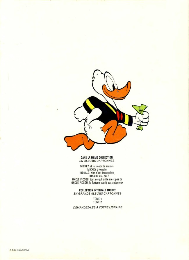 Verso de l'album Donald Tome 2 Eh, oui !