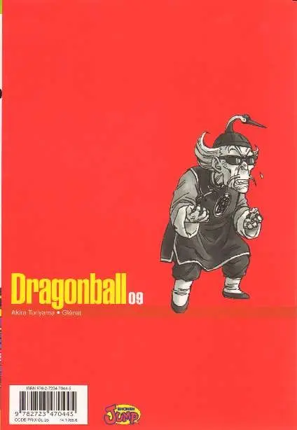 Verso de l'album Dragon Ball Perfect Edition 09