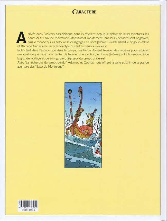 Verso de l'album Les eaux de Mortelune Tome 10 La recherche du temps perdu