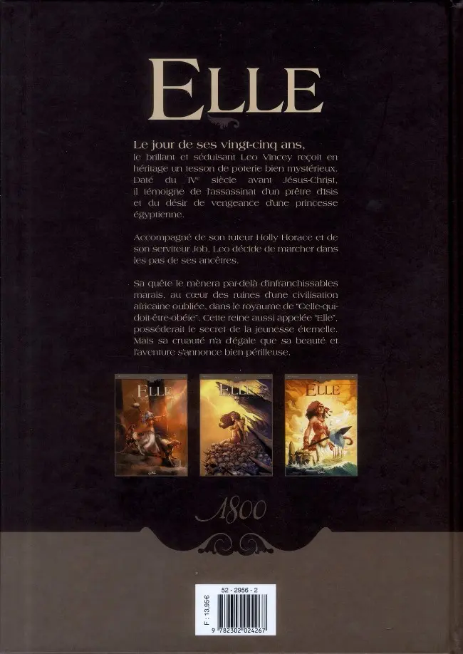 Verso de l'album Elle Tome 3 La Source de la vie