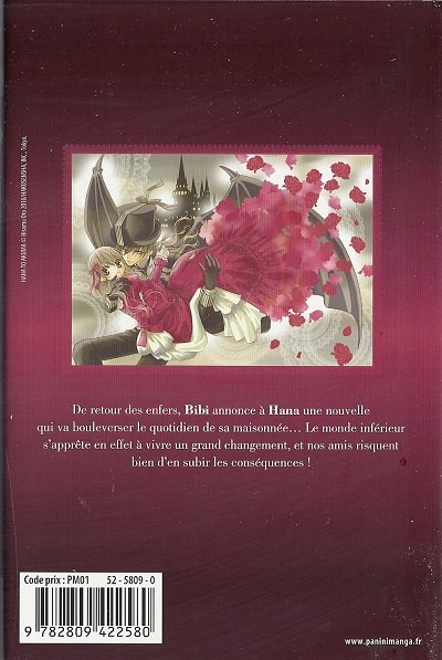 Verso de l'album La Fleur du démon 8