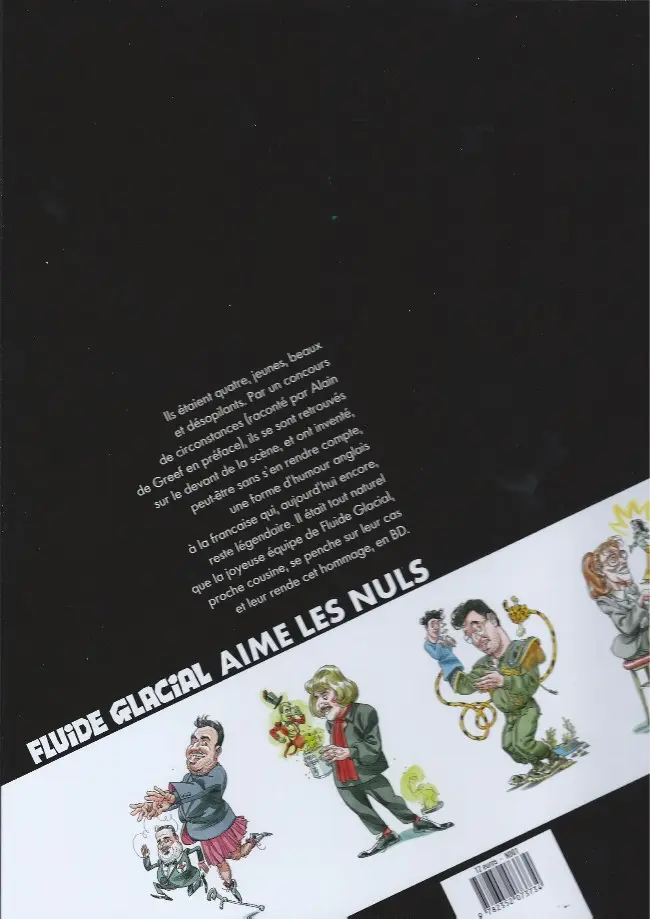 Verso de l'album Fluide Glacial Fluide Glacial aime les Nuls