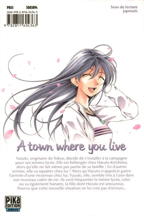 Verso de l'album A town where you live 1