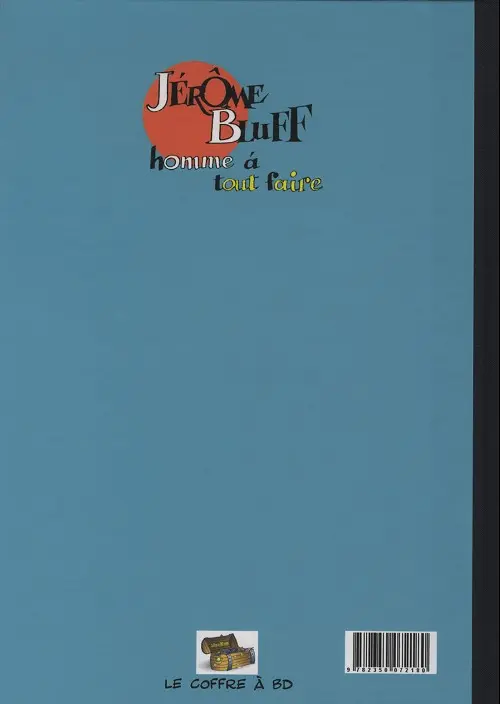 Verso de l'album Jérôme Bluff Homme à tout faire
