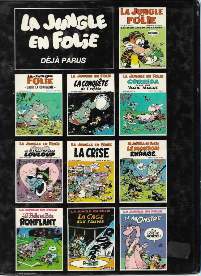 Verso de l'album La Jungle en folie Tome 10 Le monstre ...du loque Néness !