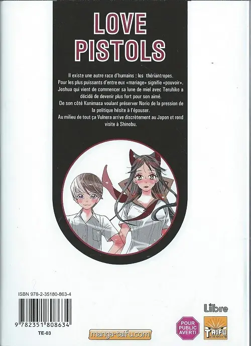 Verso de l'album Love Pistols 8