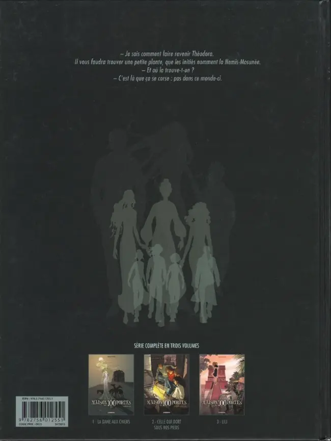 Verso de l'album La Maison aux 100 portes Tome 3 Lili