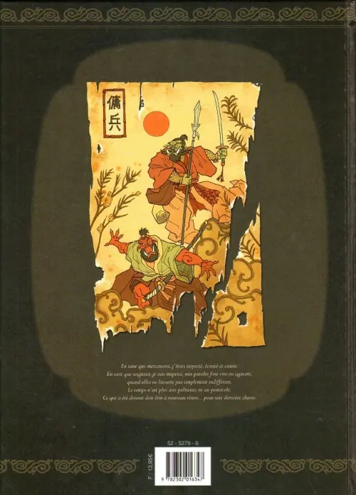 Verso de l'album Mercenaires Tome 1 La Meute du Griffon