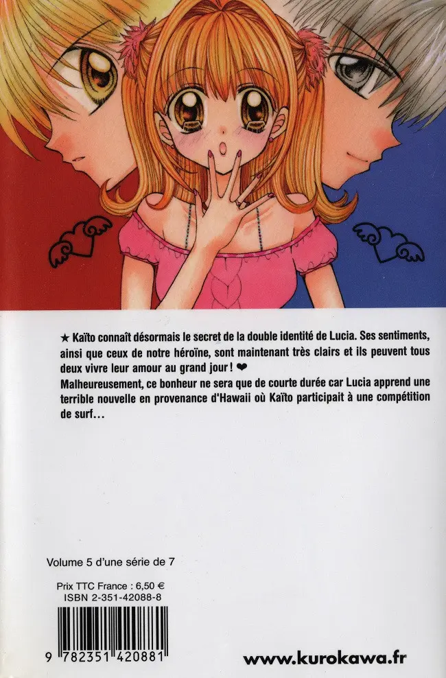 Verso de l'album Mermaid Melody - Pichi Pichi Pitch Tome 5