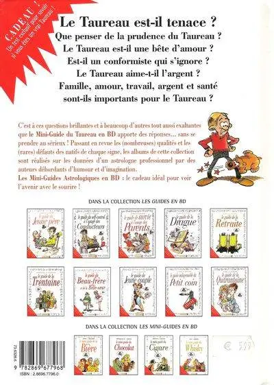 Verso de l'album Le Mini-guide ... Tome 2 Le mini-guide du Taureau