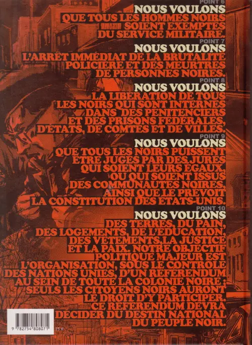Verso de l'album Motherfucker Tome 2 Deuxième Partie