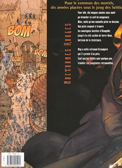 Verso de l'album Nocturnes rouges Tome 6 Par-delà la haine