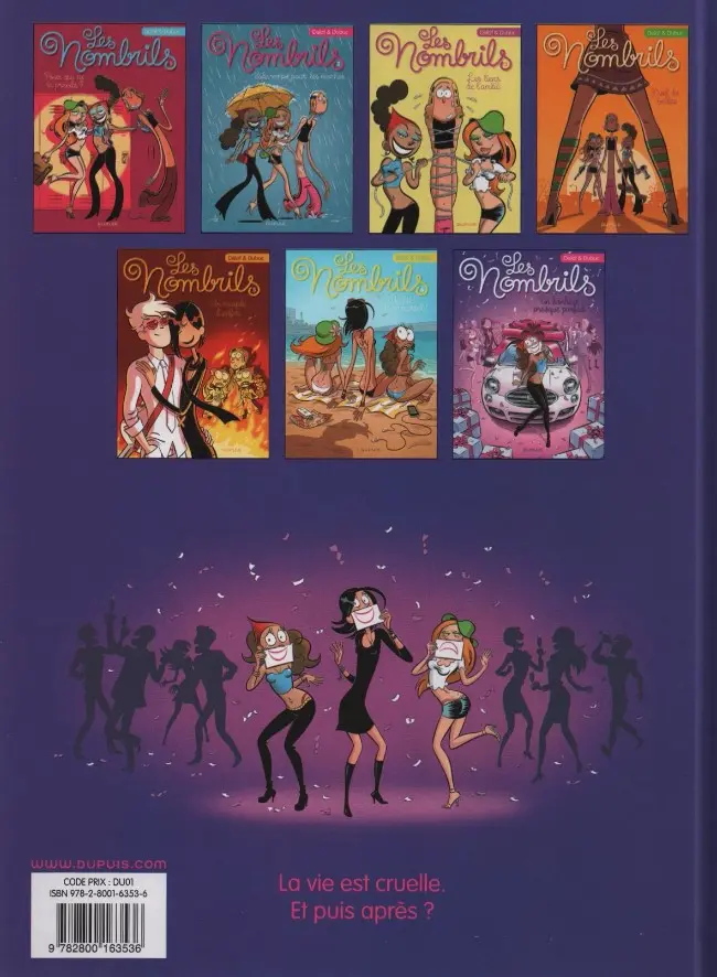 Verso de l'album Les Nombrils Tome 7 Un bonheur presque parfait