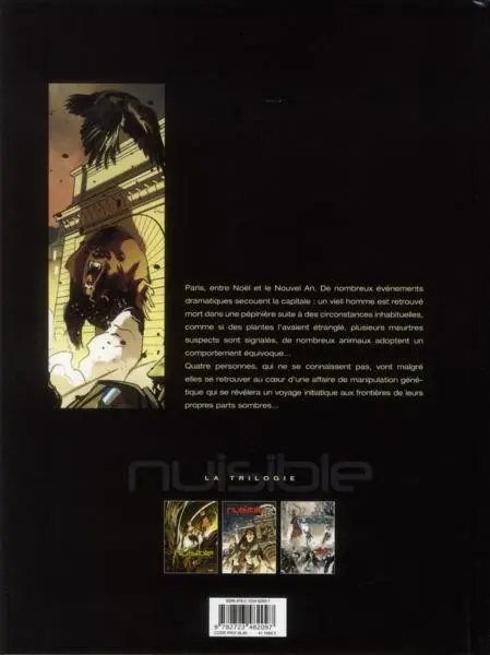 Verso de l'album Nuisible Tome 3 Quarantaine