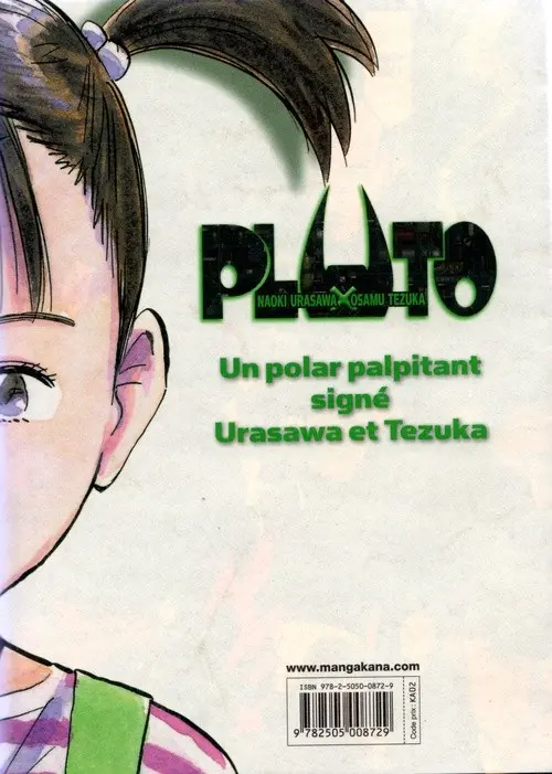 Verso de l'album Pluto 003