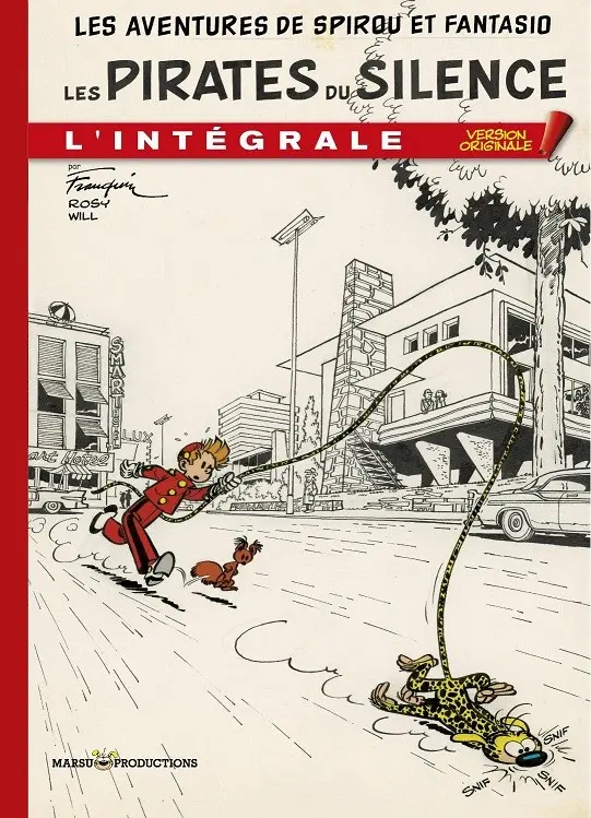 Couverture de l'album Spirou et Fantasio - L'intégrale Version Originale Tome 7 Les pirates du silence
