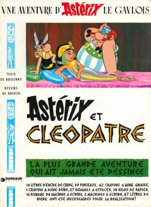 Couverture de l'album Astérix Tome 6 Astérix et Cléopâtre