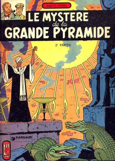 Couverture de l'album Blake et Mortimer Tome 4 Le Mystère de la Grande Pyramide - 2e partie