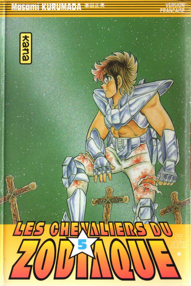 Couverture de l'album Les Chevaliers du Zodiaque 5 Le Chevalier d'argent à la beauté meurtrière !