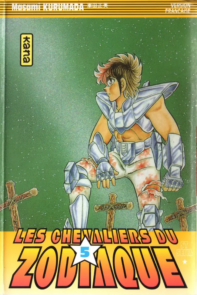 Couverture de l'album Saint Seiya - Les Chevaliers du Zodiaque 5 Le Chevalier d'argent à la beauté meurtrière !