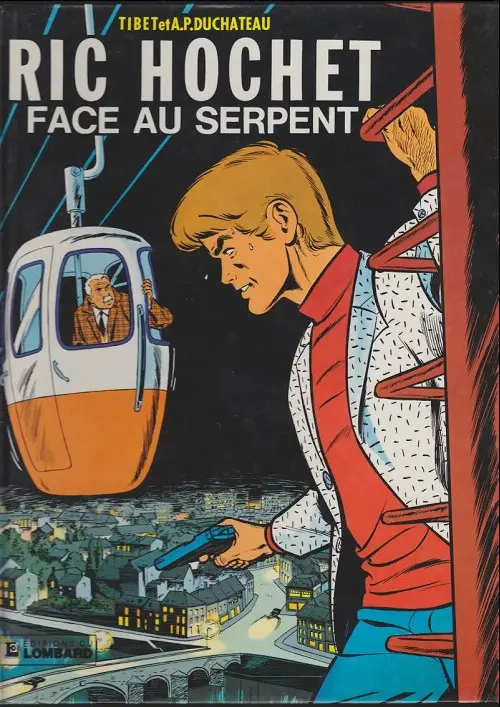 Couverture de l'album Ric Hochet Tome 8 Ric Hochet face au serpent