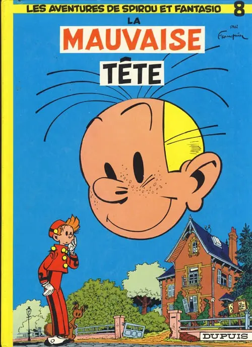 Couverture de l'album Spirou et Fantasio Tome 8 La mauvaise tête