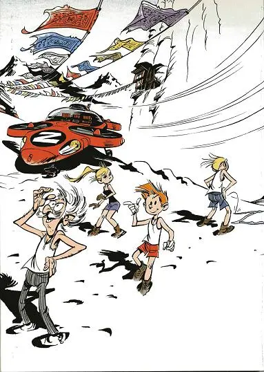 Couverture de l'album Spirou et Fantasio - Une aventure de... / Le Spirou de... Tome 3 Le tombeau des Champignac