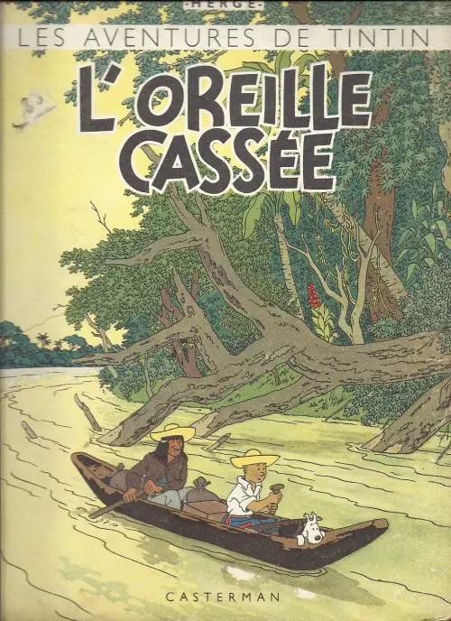 Couverture de l'album Tintin Tome 6 l'oreille cassée