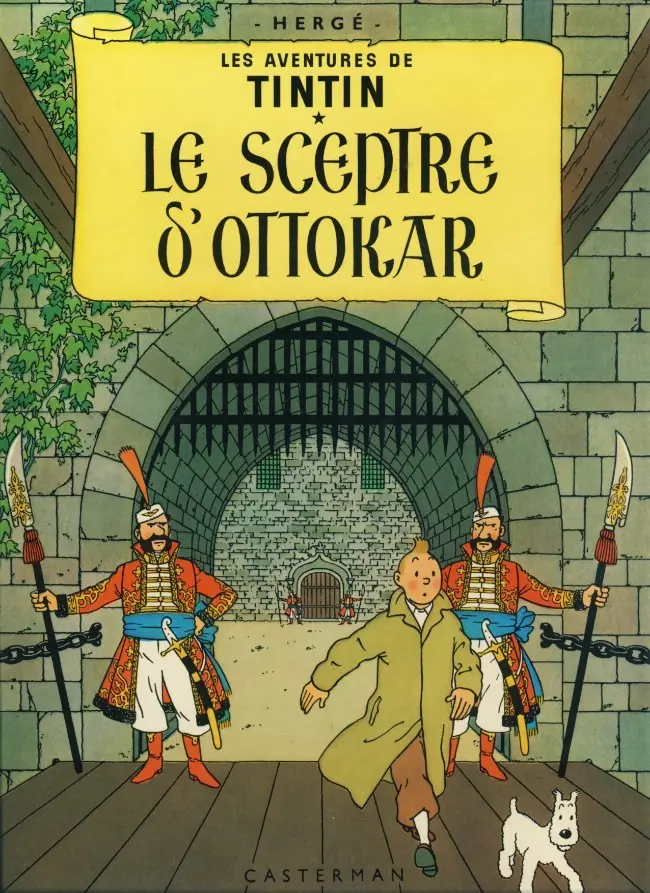 Couverture de l'album Tintin Tome 8 Le sceptre d'Ottokar