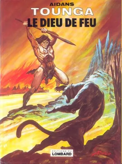 Couverture de l'album Tounga Tome 7 Le dieu de feu