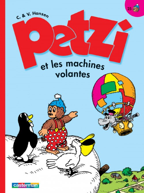 Couverture de l'album Petzi Tome 25 Petzi et les machines volantes