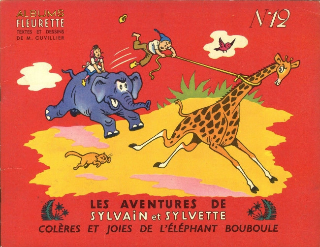 Couverture de l'album Sylvain et Sylvette Tome 12 Colères et joies de l'éléphant Bouboule