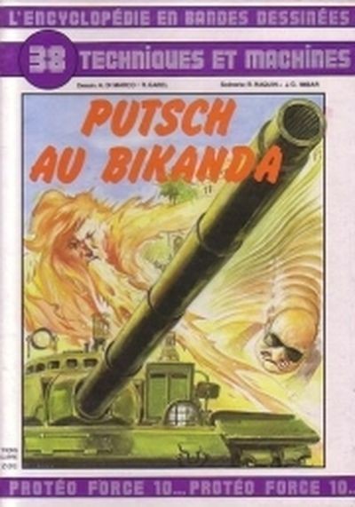 Couverture de l'album L'Encyclopédie en Bandes Dessinées Tome 38 Techniques et machines : putsch au Bikanda