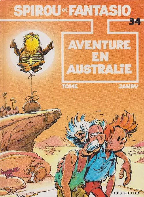 Couverture de l'album Spirou et Fantasio Tome 34 Aventure en Australie