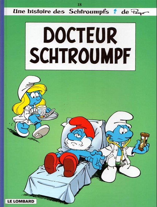 Couverture de l'album Les Schtroumpfs Tome 18 Docteur schtroumpf