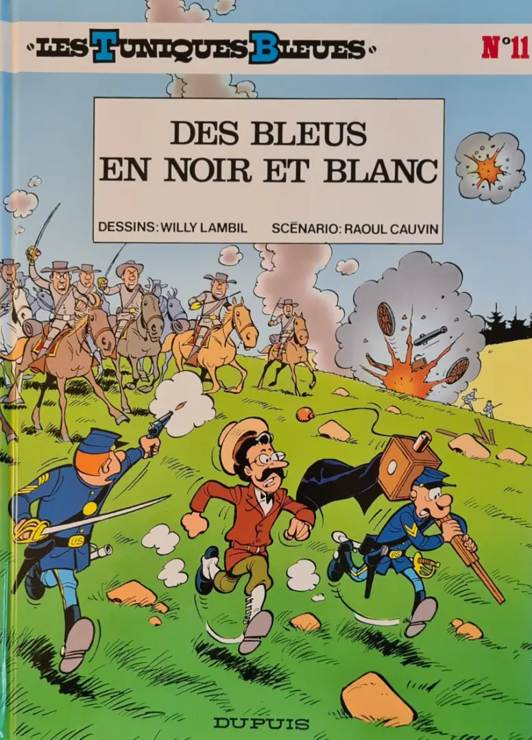 Couverture de l'album Les Tuniques Bleues Tome 11 Des bleus en noir et blanc