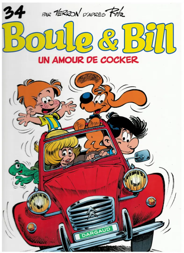 Couverture de l'album Boule & Bill Tome 34 Un amour de cocker