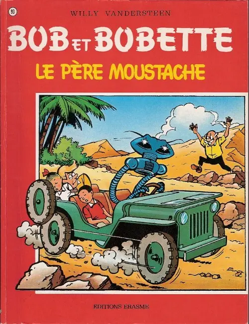 Couverture de l'album Bob et Bobette Tome 93 Le père moustache