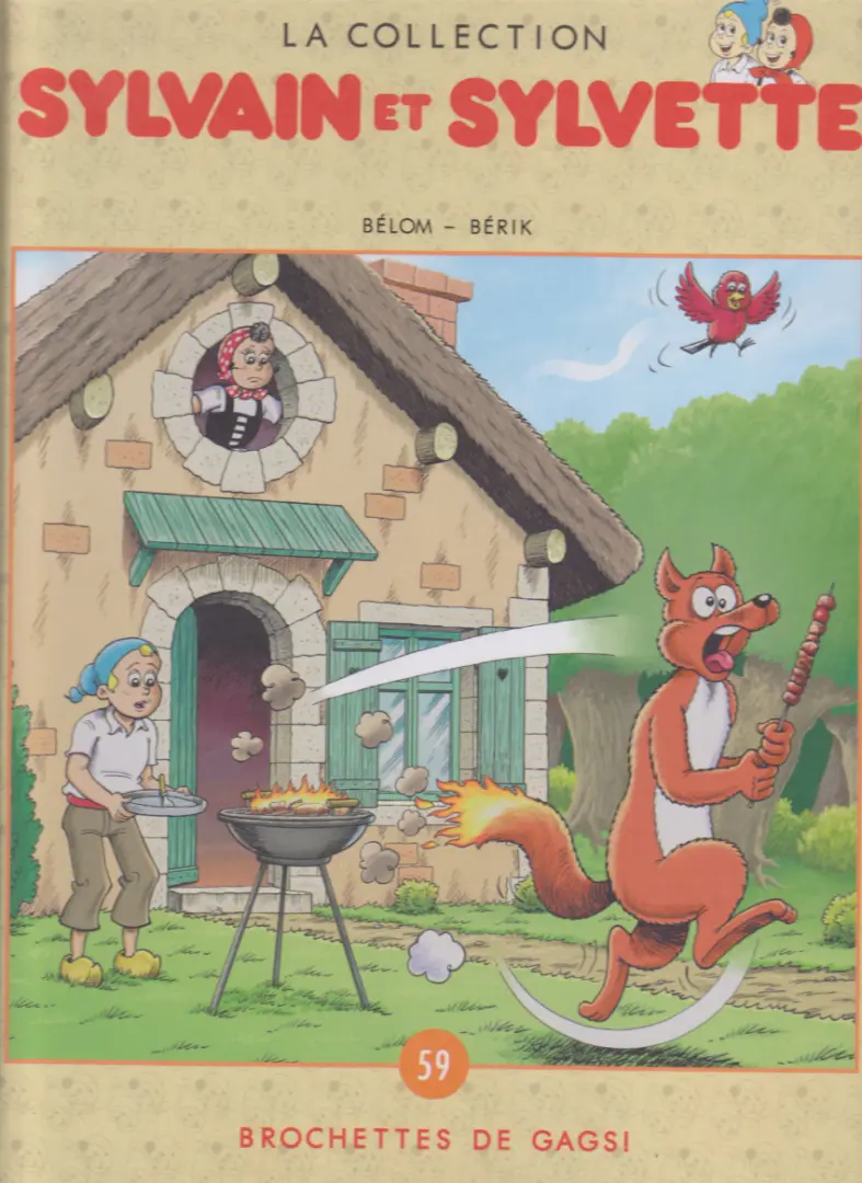 Couverture de l'album Sylvain et Sylvette Tome 59 Brochettes de gags !