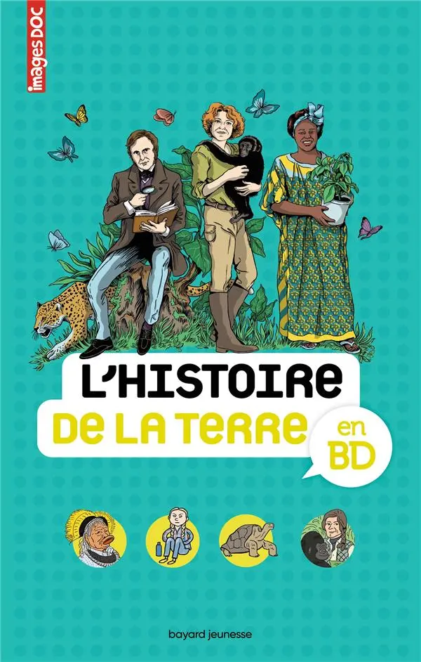 Couverture de l'album L'Histoire de la Terre en BD
