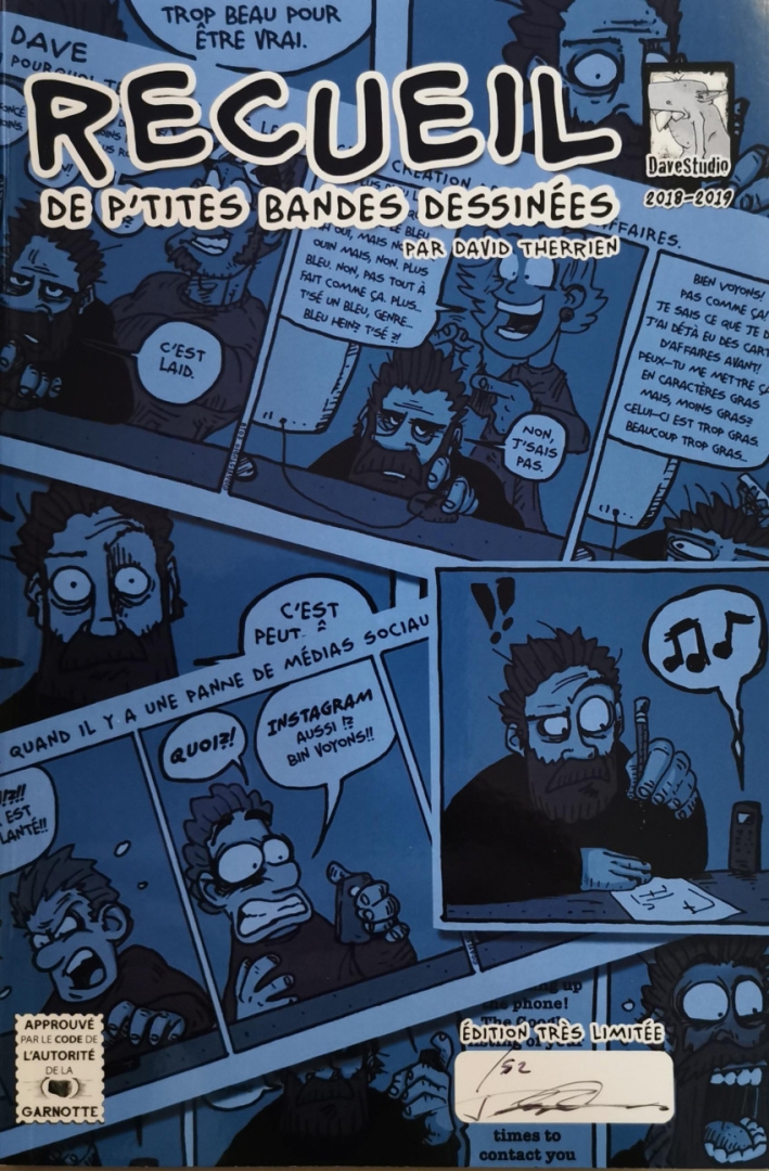 Couverture de l'album Recueil de p'tites bandes dessinées Recueil de p'tites bandes dessinées