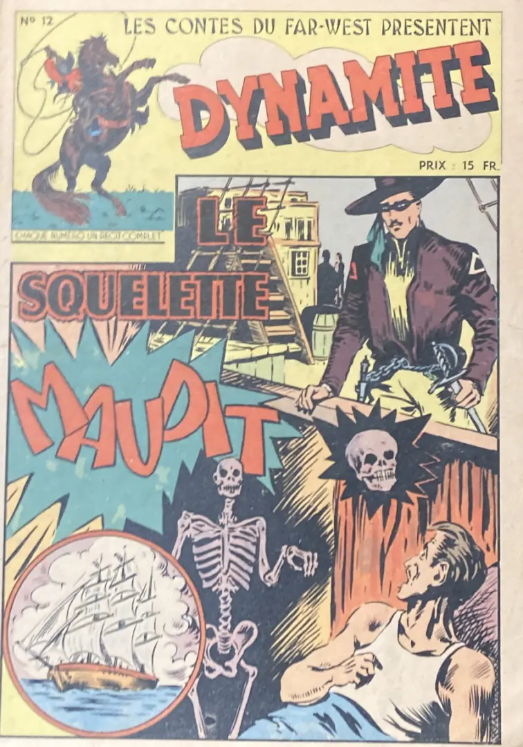 Couverture de l'album Dynamite N° 12 Le squelette maudit