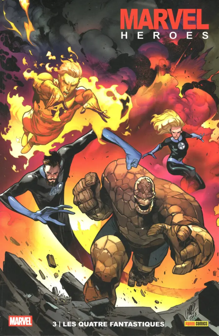 Couverture de l'album Marvel Heroes Tome 3 Fantastic Four