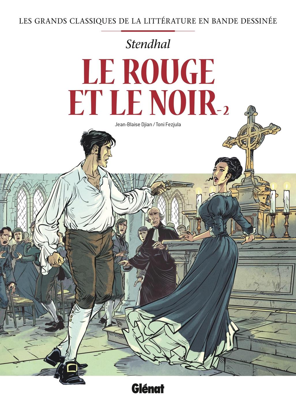 Couverture de l'album Les Grands Classiques de la littérature en bande dessinée Tome 26 Le rouge et le noir - 2