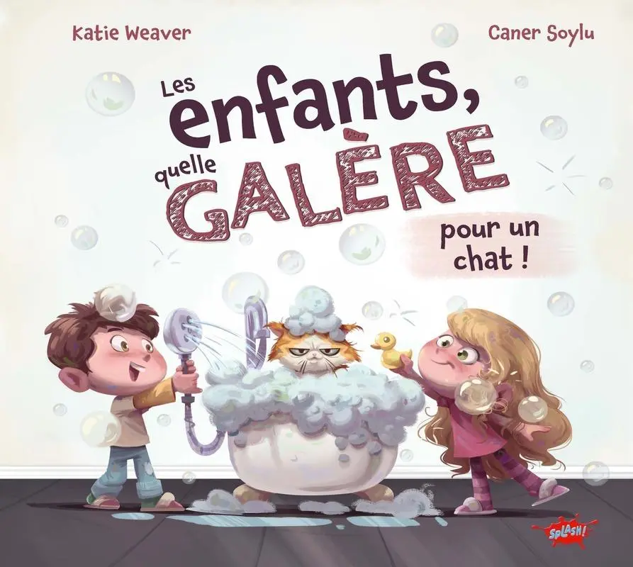 Couverture de l'album Les Enfants, quelle galère pour un chat !