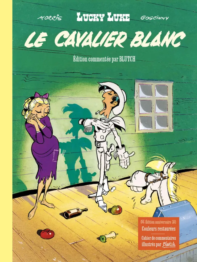 Couverture de l'album Lucky Luke Tome 43 Le cavalier blanc