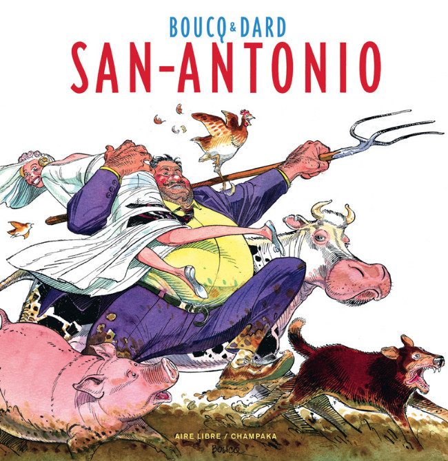 Couverture de l'album San-Antonio Artbook Boucq-Dard